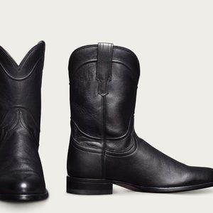 Tecovas The Earl Roper Boots-Midnight Calf Black